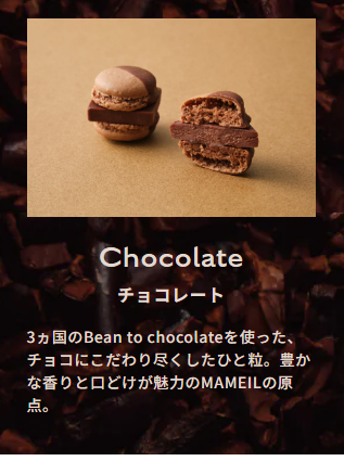 マカロンチョコ